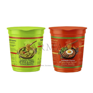 Instant Noodle <b>Cup</b> <b>Plastic</b> Food <b>Cup</b> Disposable Soup <b>Cup</b> Packaging for Ready to Eat Meals - Product Image 5