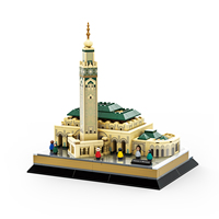 Nouvel ensemble de blocs de construction DIY 2026 : Modèle décoratif de la Mosquée Hassan II à Casablanca, Maroc - Jouet et cadeau pour adultes