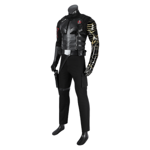 Disfraz de Cosplay de Soldado de Invierno de Marvel, Personalizable, Completo, en Cuero Sintético, Mezclilla y Lona, para Hombre - Product Image 4
