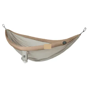 Double <span class=keywords><strong>hamac</strong></span> gonflable Portable anti-renversement, balançoire d'extérieur, adulte, enfant, léger, simple, camping en plein air, moustiquaire - Product Image 1