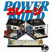 PB PB8867 MOC Atelier de réparation automobile, garage, atelier, modèle de véhicule modulaire, kits de construction, briques, cadeaux pour adultes, ensembles de blocs de construction