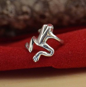 Daochong Custom Fashion Frog Earrings <strong>Ear</strong> <strong>Cuff</strong> Jewelry Sterling <strong>Silver</strong> 925 - Product Image 2