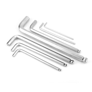 Juego de Llaves <span class=keywords><strong>Allen</strong></span> de Grado Industrial Ajustables con <span class=keywords><strong>Cabeza</strong></span> Esférica de Aleación Duradera, Llaves <span class=keywords><strong>Allen</strong></span> de Acero al Cromo Vanadio CR-V con Mango en L - Product Image 2