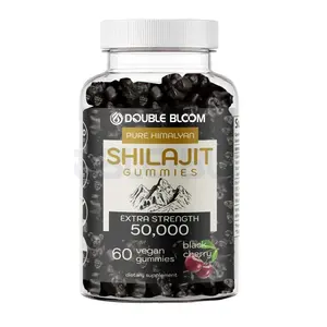 Gomas de cereja amigáveis de marca própria para vegan ceto resina Shilajit para suporte ao metabolismo gomas orgânicas do Himalaia puras Shilajit