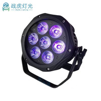 Lampu Par LED Mini 7pcs 10W RGBWA UV 4in1 5in1 6in1 IP65 DMX512 Terlaris untuk Panggung DJ Disko