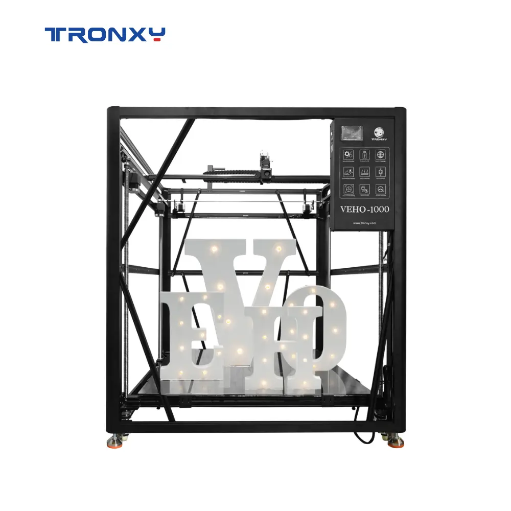 Mesin cetak 3d OSG 15 rel logam VEHO impresora mesin cetak 3d tronxy 1000*1000mm printer 3d