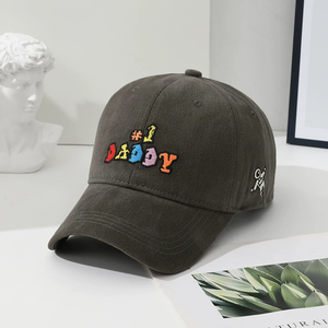 Gorra de Béisbol de Algodón Puro Lavada Estilo Vintage para Hombre, Fabricación OEM, Personalizable, Venta al Por Mayor - Product Image 3