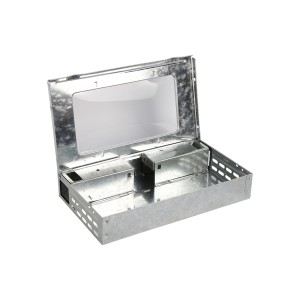 Mehrfach-Nachtfalle aus Metall für Mäuse und Ratten mit transparentem Deckel zur Schädlingsbekämpfung - Product Image 6