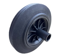 Roue de poubelle en acier inoxydable de haute qualité de 8 pouces pour pièces d'équipement de manutention - Product Image 6