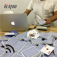 Vente chaude Loisirs RFID Incrustation IC Magic Poker Card