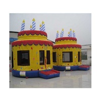 Gâteau d'anniversaire gonflable, maison gonflable, gâteau d'anniversaire gonflable, saut gonflable en Pvc