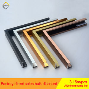 Strisce calde della struttura di modanatura della struttura della foto di modanatura marrone scuro all'ingrosso della decorazione domestica di nuovo arrivo - Product Image 2