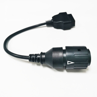 Ventas al por mayor 30cm OBD2 OBD II 16pin hembra a Motor adaptador motocicleta 10pin hembra Cable reemplazo para Motorrad BMW motocicletas