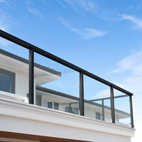 Verre feuilleté trempé de haute qualité à structure solide, isolation acoustique pour escalier de villa intérieur et balcon