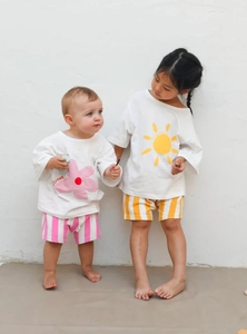 Impresión personalizada verano bebé niños playa <span class=keywords><strong>camisas</strong></span> de manga corta niños <span class=keywords><strong>niñas</strong></span> lindas camisetas de gran tamaño al aire libre jugar transpirable Boxy <span class=keywords><strong>camisas</strong></span> - Product Image 6