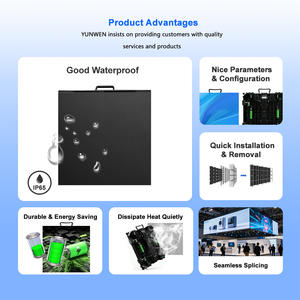 Pantalla LED <span class=keywords><strong>Video</strong></span> Wall 500x500 in alluminio pressofuso mobile portatile per interni esterni noleggio schermo a LED - Product Image 2