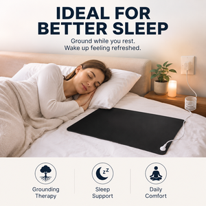 Alfombrilla de Conexión a Tierra ISO, Alfombrilla Conductora de Carbono para Terapia de Conexión a Tierra, Almohadilla de Conexión a Tierra para Dormir, Alivio del Dolor, Bienestar, Jinke JK-EP77 - Product Image 2