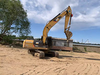 Excavatrice sur chenilles hydraulique Caterpillar d'occasion 320 320D 320C 20 tonnes, modèle d'origine japonais, à vendre