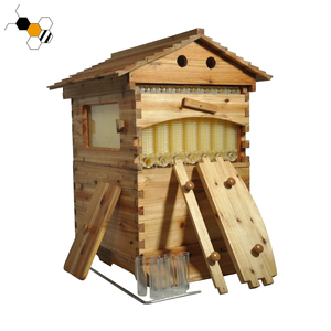 Tự động Tổ ong & 7 tự động khung Trung Quốc linh sam sáp tráng tự chảy <span class=keywords><strong>Bee</strong></span> <span class=keywords><strong>Hive</strong></span> nghề nuôi ong hộp để chiết xuất mật ong - Product Image 2