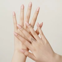 Autocollants d'ongles en gel UV semi-durcis longue durée, très populaires, à presser / Tiktok NG200059