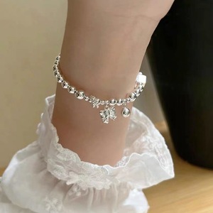 S925 Sterling Silver <b>Bow</b> Charm Bracelet For Women Elastic Rope Jewelry <b>Gift</b> - Product Image 3