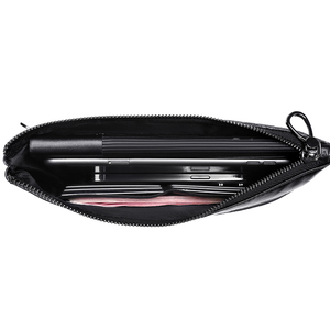 Bolso de Mano Ejecutivo para Hombre, de Alta Calidad, con Ranuras para Tarjetas, Ligero, con Correa de Muñeca Extraíble de PU Impermeable - Product Image 6