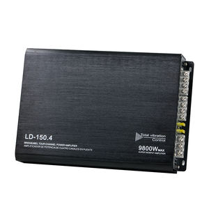 Amplificateur de puissance <span class=keywords><strong>audio</strong></span> pour voiture universel compatible <span class=keywords><strong>4</strong></span> canaux en alliage d'aluminium de classe A/B avec stéréo 3D - Product Image 5