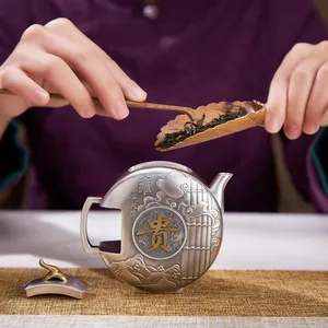 999银中国茶壶套装设计制造银茶壶厂家直销银茶壶模具加工