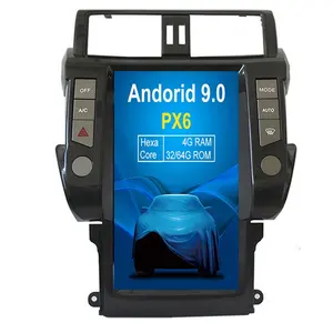 Üstün kalite android radyo multimedya mp3 araç DVD oynatıcı oyuncu Toyota Land Cruiser Prado 150 için