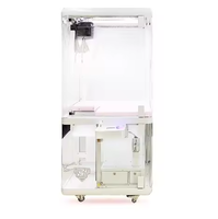 Arcade Craft Studio ACS Source Machine à grue monoplace pour adulte, personnalisable, à monnayeur, avec interface vocale en anglais, en fer et verre trempé