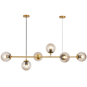 Postmodern Nordic Creative Unique Magic Bean Strip <b>Light</b> Trendy Minimalist Restaurant Chandelier for <b>Dining</b> Room Table Bar 3000K - Product Image 3