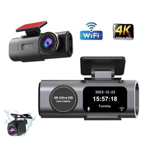 <span class=keywords><strong>Mini</strong></span> cámara de salpicadero oculta con grabación delantera y trasera 4K/1080p Uhd 2160P pequeña 1,47 "Wifi coche <span class=keywords><strong>Dvr</strong></span> para vehículos - Product Image 1