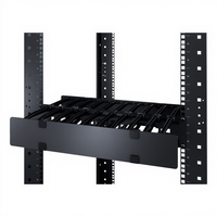 Gestionnaire de câbles horizontal APC NetShelter AR8602A 1U simple face avec couvercle noir 483 x 44 x 110 mm