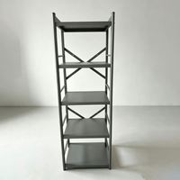 Étagère de rangement multifonctionnelle en acier au carbone de style minimaliste, à poser au sol, pour la cuisine