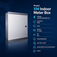 Boîtier de distribution mural haute qualité XM 220V 380V IP40 anti-pincement pour la mesure de puissance électrique dans les écoles et les hôpitaux