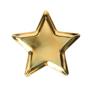 ถาดพลาสติกรูปดาว 31X31 สูง 2 ซม. สีทองเงา - Product Image 1