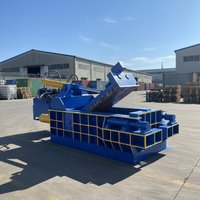 Presse à balles compacteuse de rebuts métalliques en acier inoxydable et alliage d'aluminium, automatique et haute performance, pour le recyclage