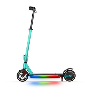 Children Electric Scooter 6.5 Inch Aluminum Alloy Foldable With Lights Blue Color For Kids - Product Image 5