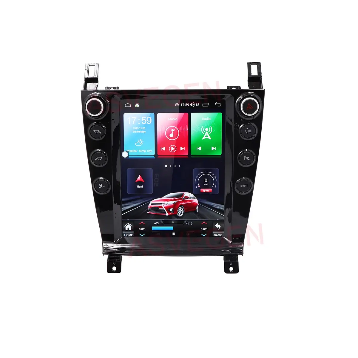 新しい車9.7インチAndroid12.0スクリーンAndroidカービデオDVDプレーヤーアストンマーティン2005-2015 GPSナビゲーションプレーヤー (カープレイ付き)
