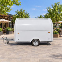 Remorque de Restauration Mobile Haut de Gamme pour Kebab Doner, Camionnette de Vente Rapide avec Cuisine Complète et Qualité Supérieure