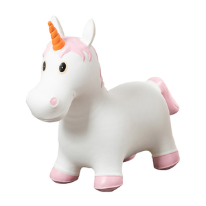 Caballo Saltador Inflable para Niños de 5 a 7 Años, Juguete de Montar al Aire Libre, <span class=keywords><strong>Unicornio</strong></span> de PVC Unisex - Product Image 4