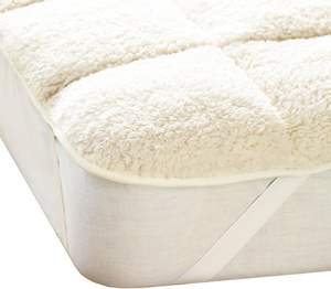 Ours en peluche de luxe Sherpa polaire super doux, chaud et confortable sur <span class=keywords><strong>matelas</strong></span> rehausseur de couverture réversible - Product Image 1