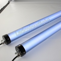 Diffuseur noir Festival DMX 360 RGB RGBW, tube lumineux LED 3D Artnet Pixel