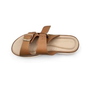 Estate donna confortevole <span class=keywords><strong>spiaggia</strong></span> scivolo rafia plateau sandali con cinturino a punta di chiusura all'ingrosso appartamenti per le signore - Product Image 4