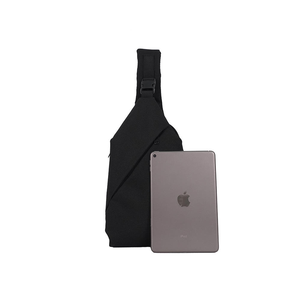 Borsa a Tracolla Urbana con Cinghia Regolabile, Borsa da Uomo e Donna Nera con Scomparto per Cellulare - Product Image 1