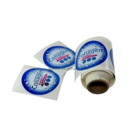 Rouleau d'étiquettes autocollantes imperméables pour l'emballage des bouteilles d'extraits végétaux