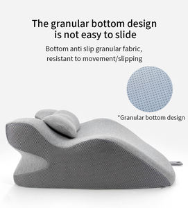 Premium memória espuma travesseiro para casais suporte ergonômico leitura íntimo bem-estar multi posição quarto conforto certificado núcleo - Product Image 3