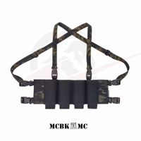 VC-005 Sacoche de poitrine universelle élastique à faible visibilité pour sports de plein air, avec quatre porte-chargeurs, fixation laser simple