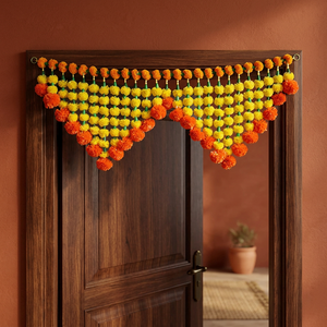 Artificial Flower Bandanwar Toran Decorative Floral Door Hanging For Home Entrance Festival Wall Decor Wholesale Supply - Product Image 2