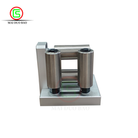 Rouleaux de guidage automatiques durables, résistants à l'usure et à la rouille, dispositif de passage de fil pour outils de tirage de fil plat, enroulement de câble